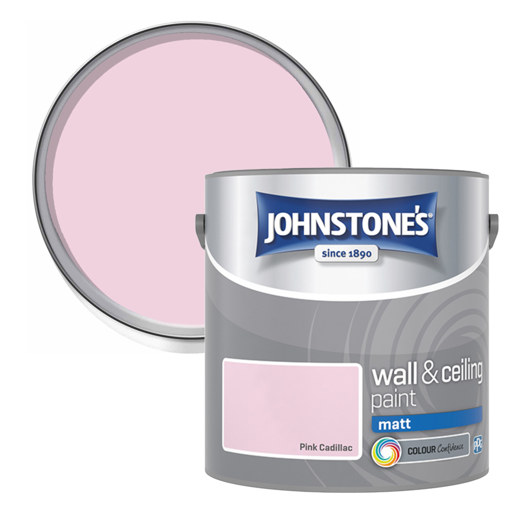 Johnstones Matt Emulsion Paint - Pink Cadillac / 2.5l Image 1