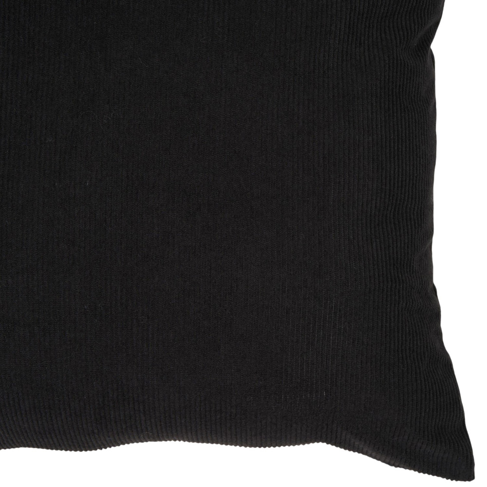 Pack of 2 Montana Corduroy Cushion Covers Black Image 5