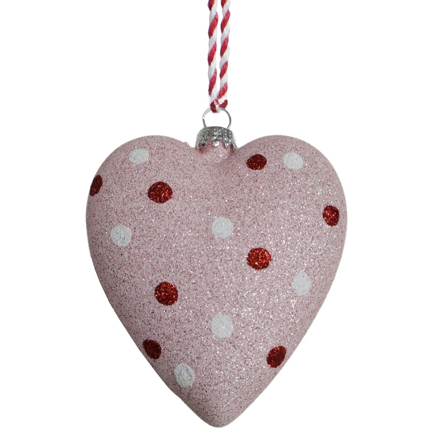 Sugar Wonderland Pink Heart Hanging Decoration Image