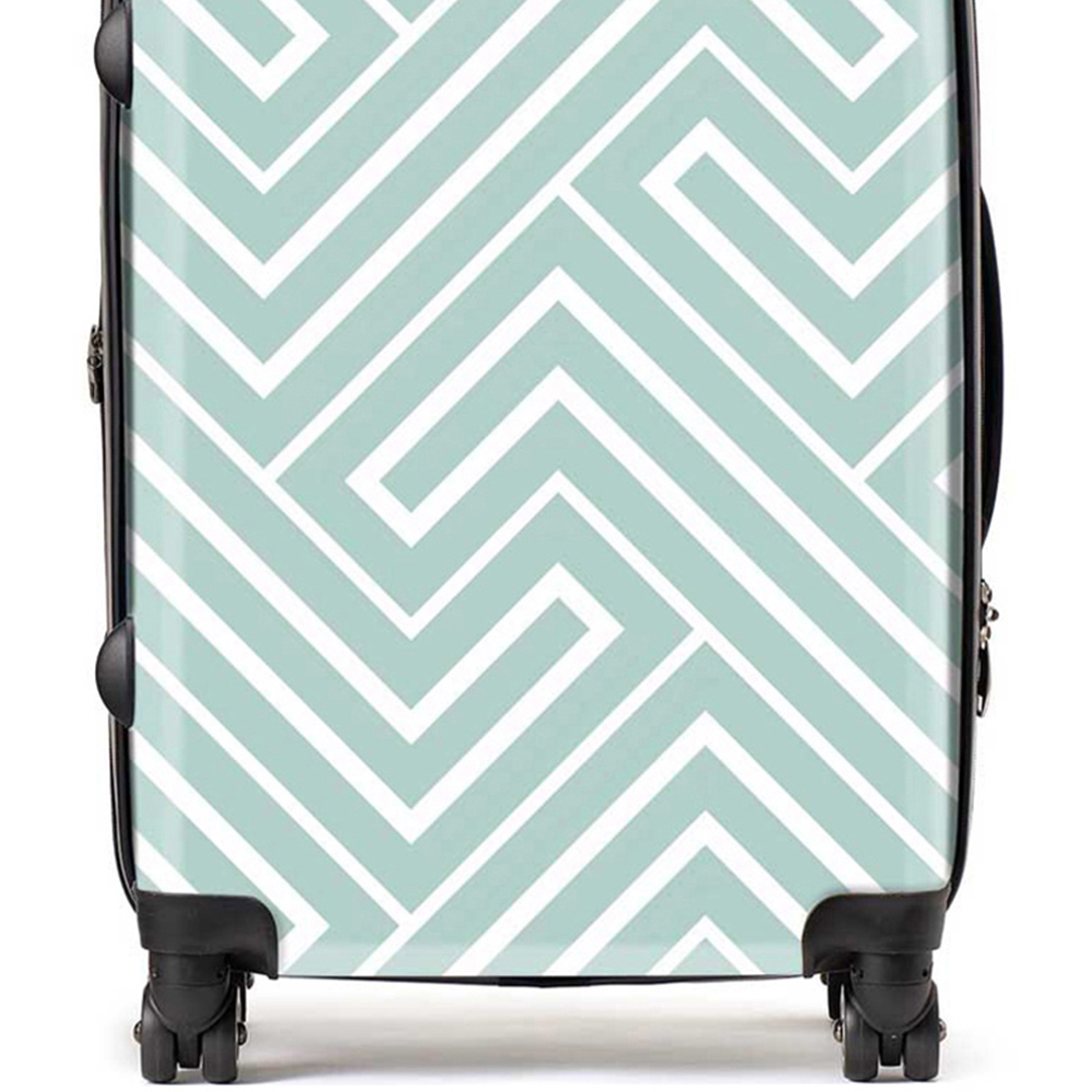Warren Reed Designer Medium Geometric Modern Ornament Suitcase Image 2