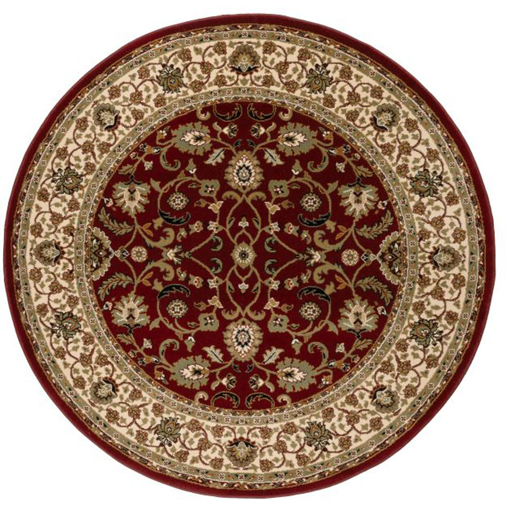 Homemaker Kellan Red Circular Rug 120cm Image 2