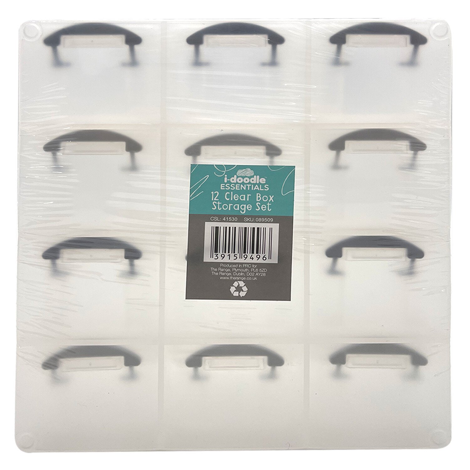 Clear Storage Box 12 Pack Image 1