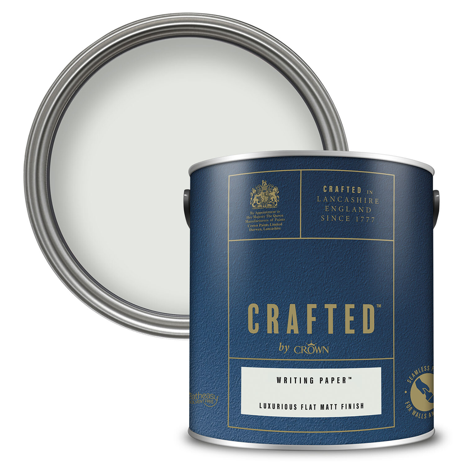 Crafted Flat Matt Paint 2.5L - Writing Paper Image 1