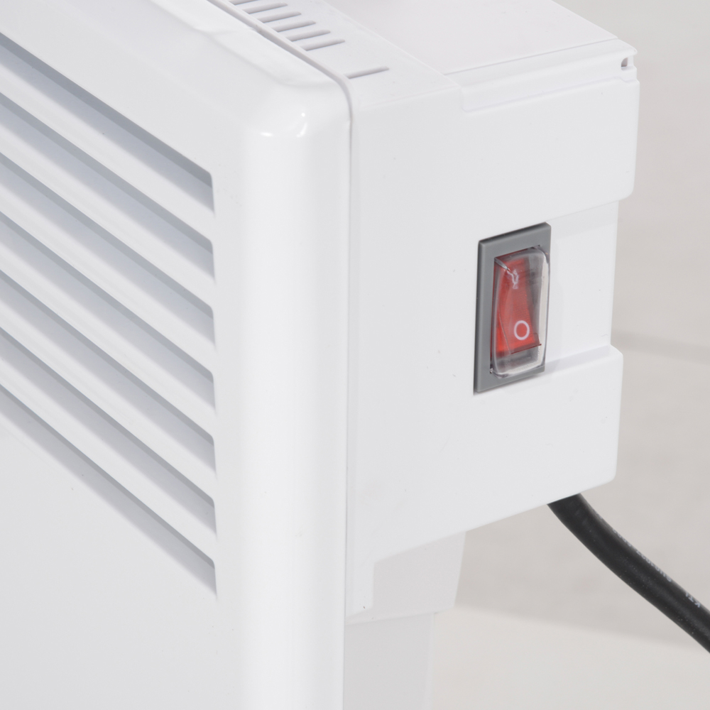 HOMCOM White Electric Panel Heater 1500W Image 4