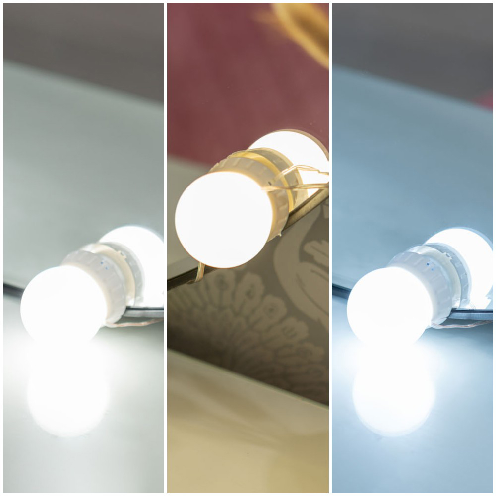 ValueLights 10 LED Bulb Stick On Hollywood Vanity Lighting Strip Image 4