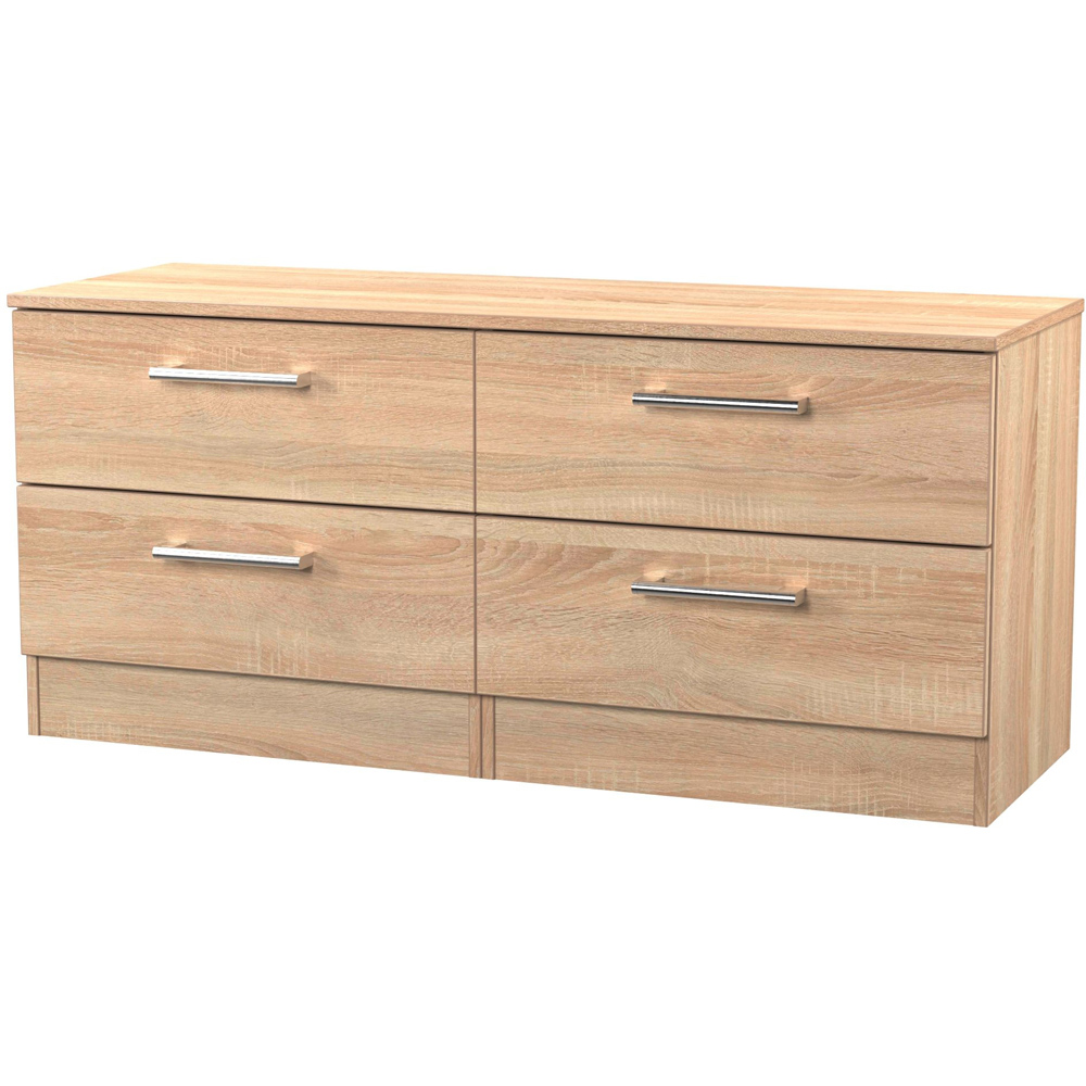 Crowndale Devon 4 Drawer Bardolino Oak Bed Box Ready Assembled Image 2