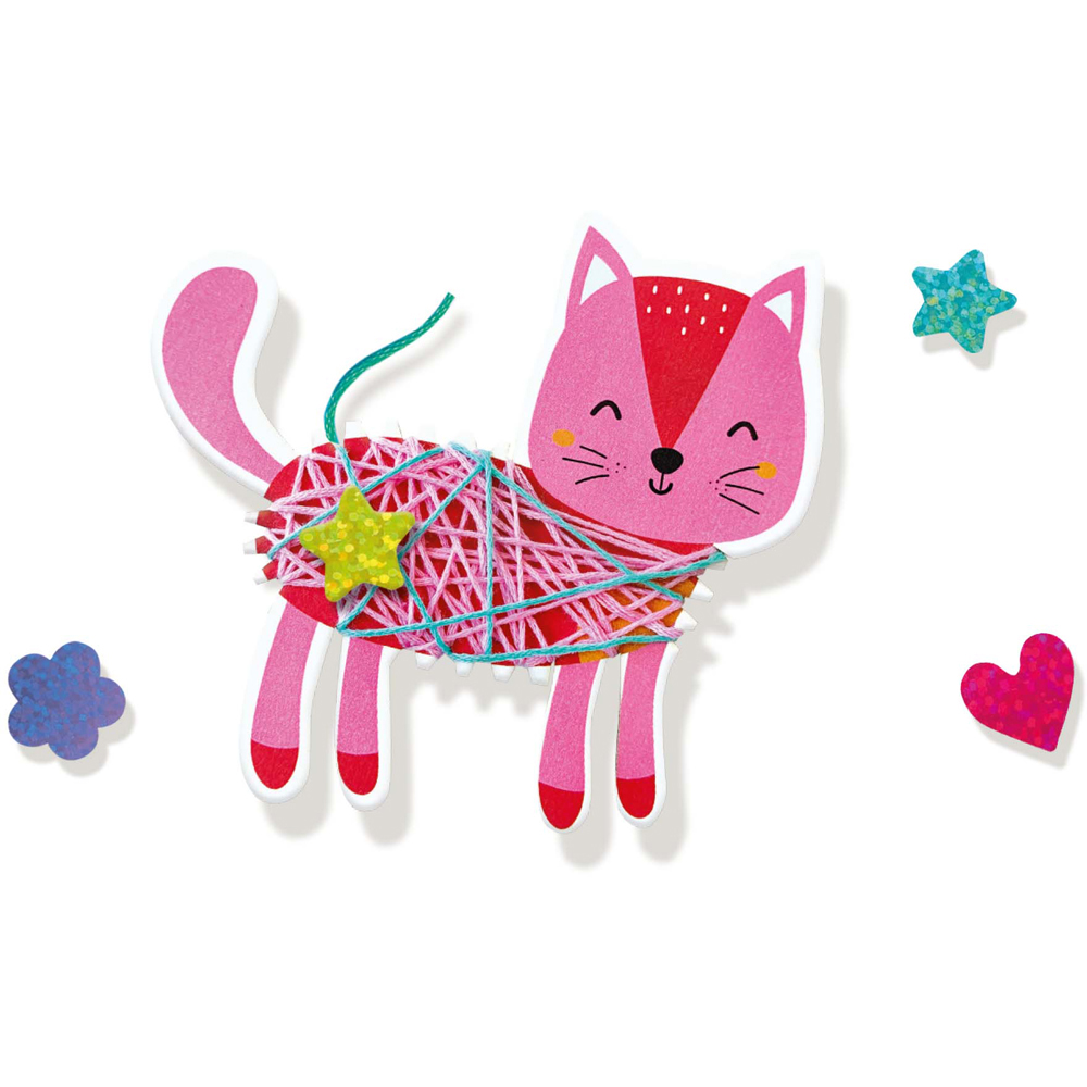 SES Creative Animal Chunky Yarn and Stickers Set Image 5
