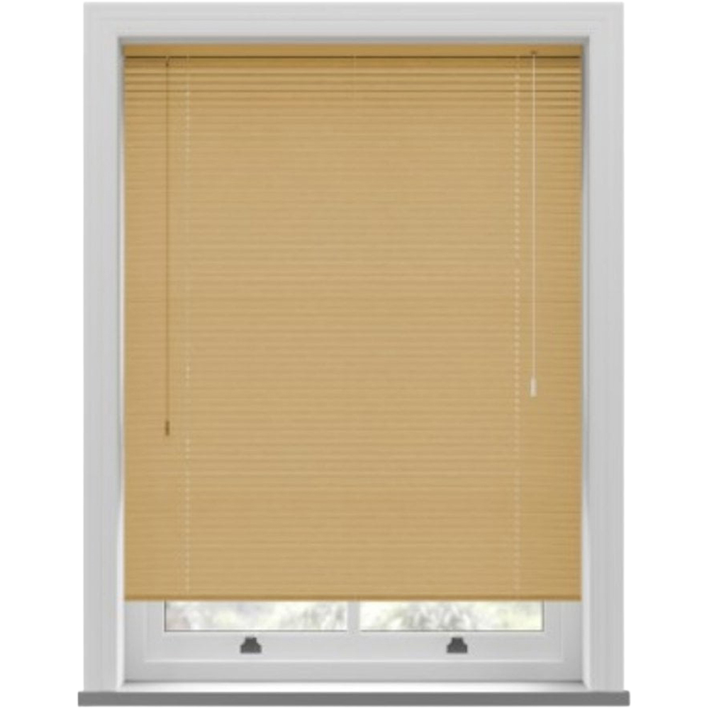 New Edge Blinds Wood Grain PVC Venetian Blind Natural 150cm Image 2