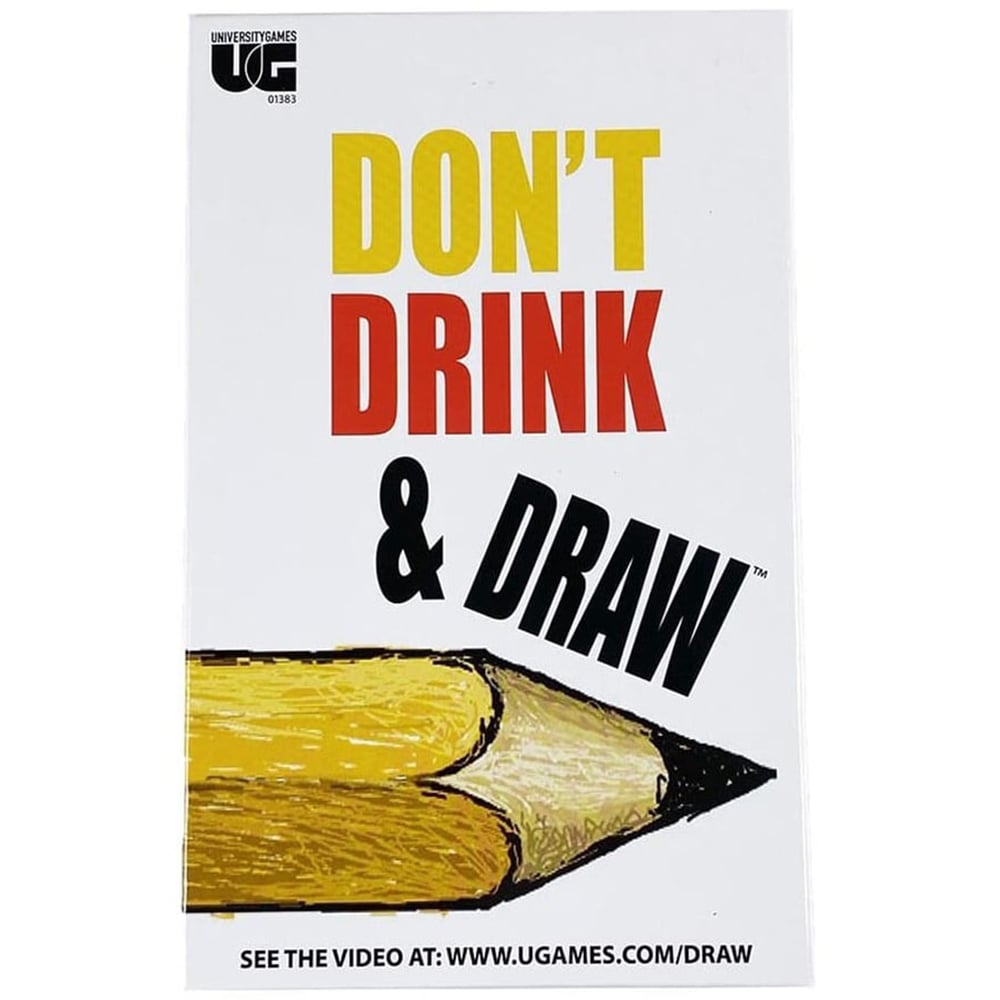 Don't Drink and Draw - White Image