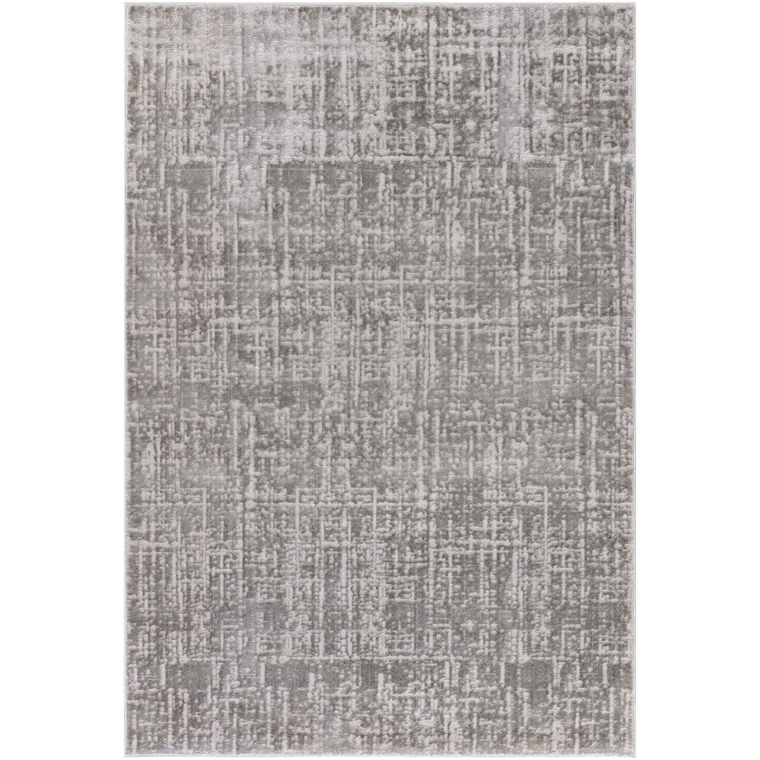 Eden Textured Rug - Grey / 120cm Image 1