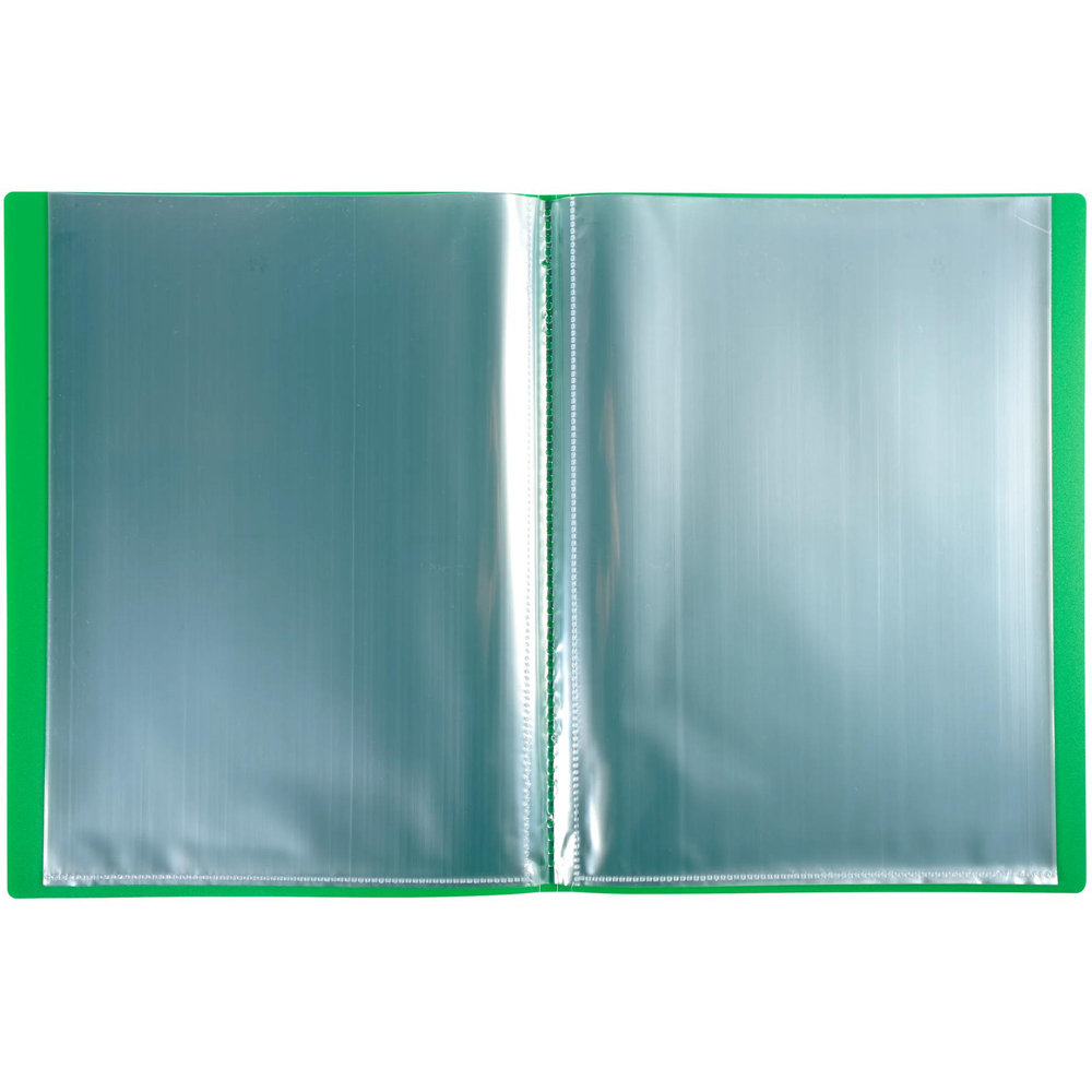 Exacompta Opak A4 40 Pocket Light Green Display Book 10 Pack Image 4