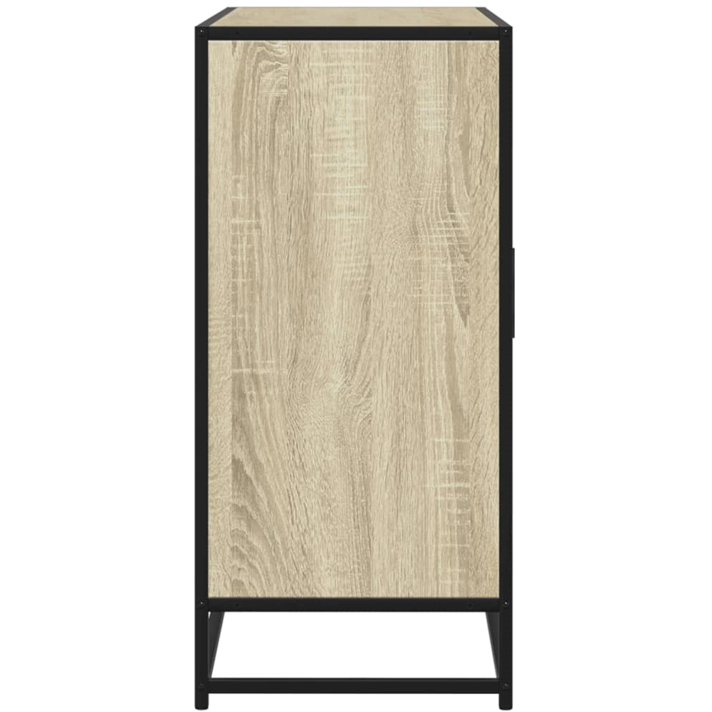 vidaXL 2 Door 4 Drawer Sonoma Oak Wide Sideboard Image 5