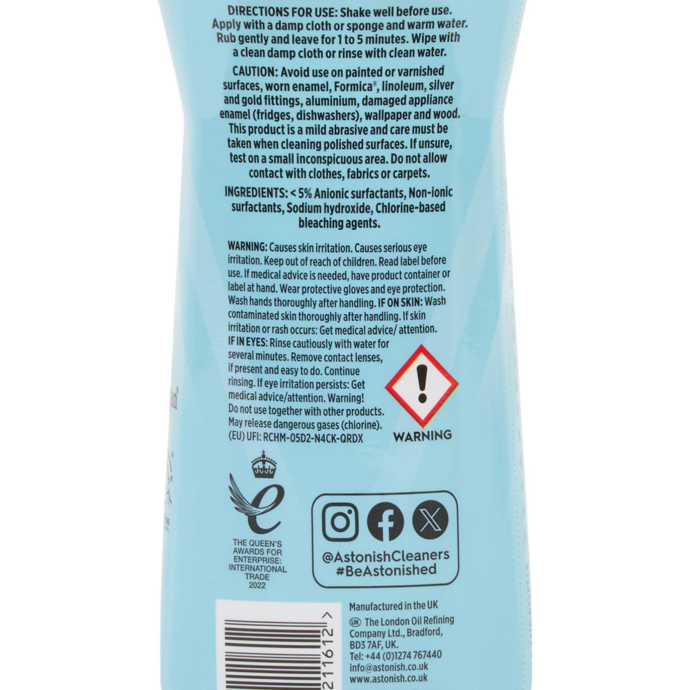 Astonish Cream Multi Purpose Cleaner 500ml Image 3