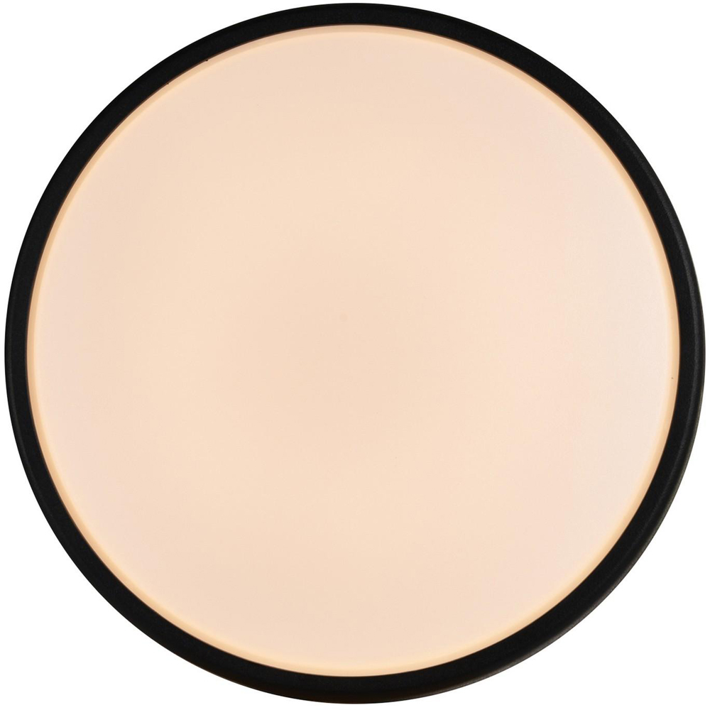 Nordlux Oliver Black Round Outdoor Wall Light with Replaceable Covers Image 4