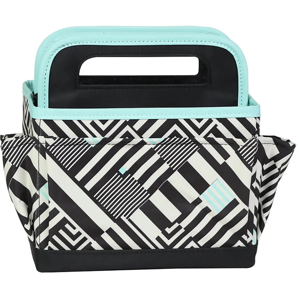 Everything Mary EVM12830-2 Black and Mint Geometric Desktop Organiser 20.3 x 15.2 x 21.6cm Image 7