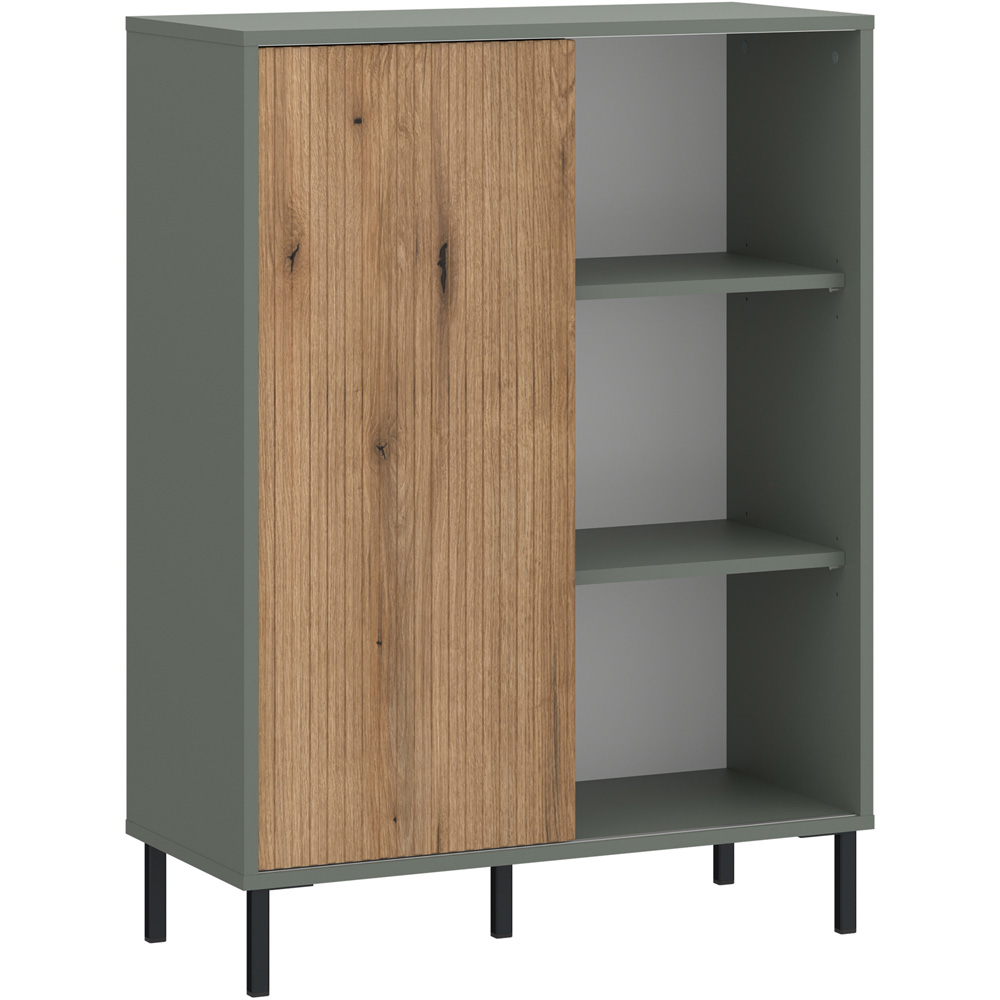 Furniture To Go Darwin Single Sliding Door Green Sideboard Image 2
