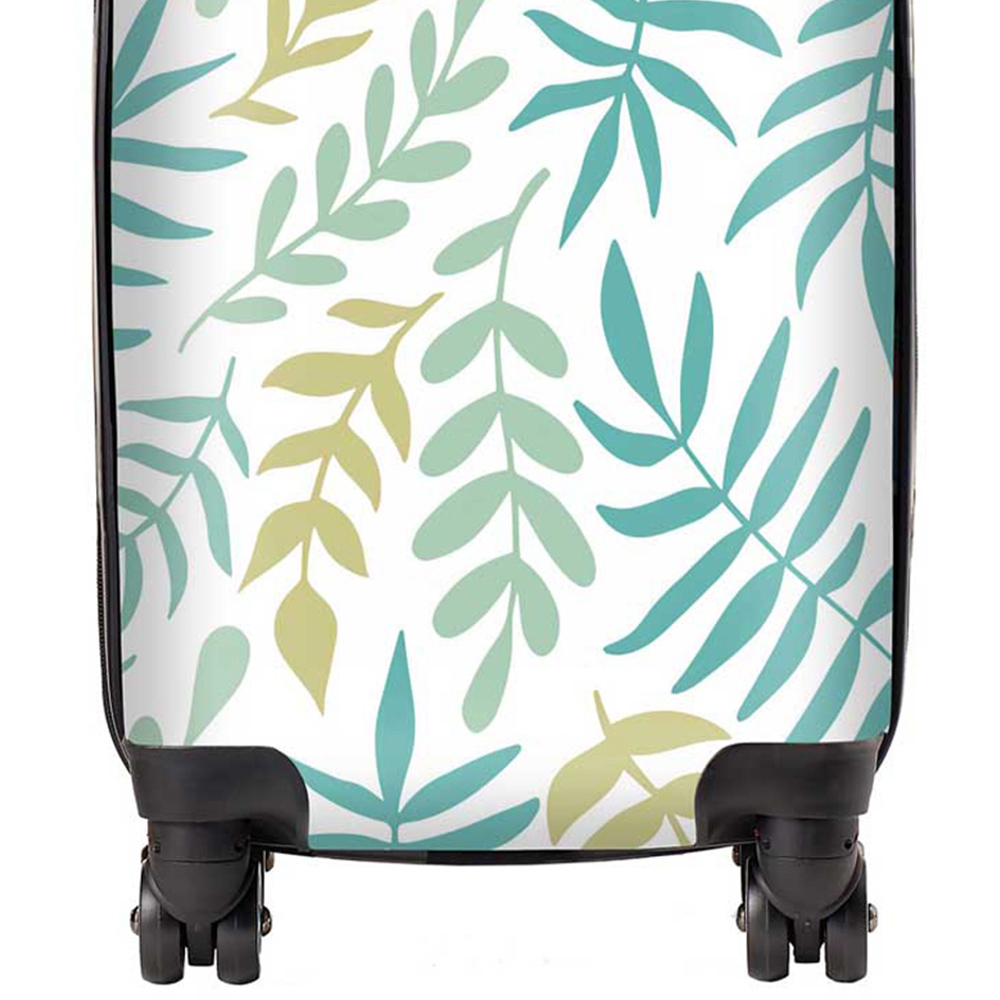 Warren Reed Designer Small Multicolour Leaves and Branches Suitcase Image 2