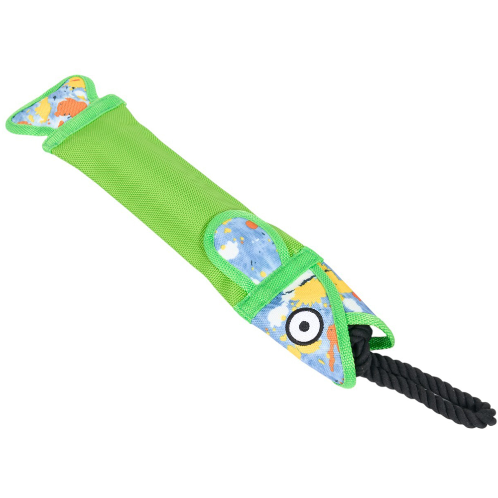 Fish with Rope Dog Toy Image 8