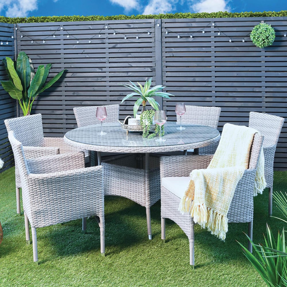 Madrid 6 Seater Dining Set Image 6