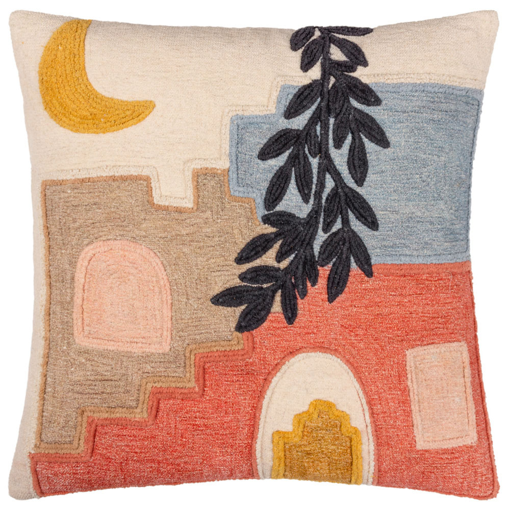 furn. Souk Multicolour Embroidered Cushion Image 1