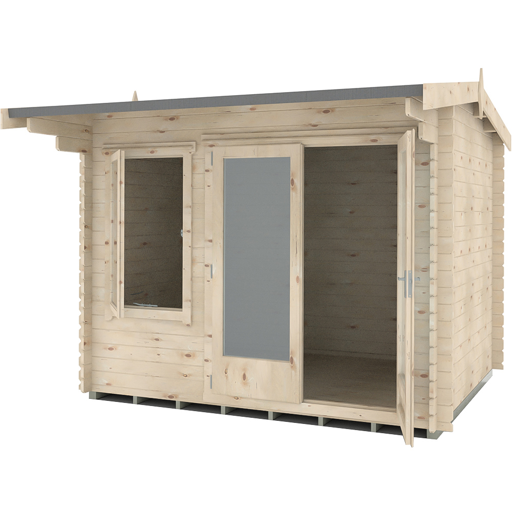 Shire Marlborough 8 x 10ft Double Door Log Cabin Image 1