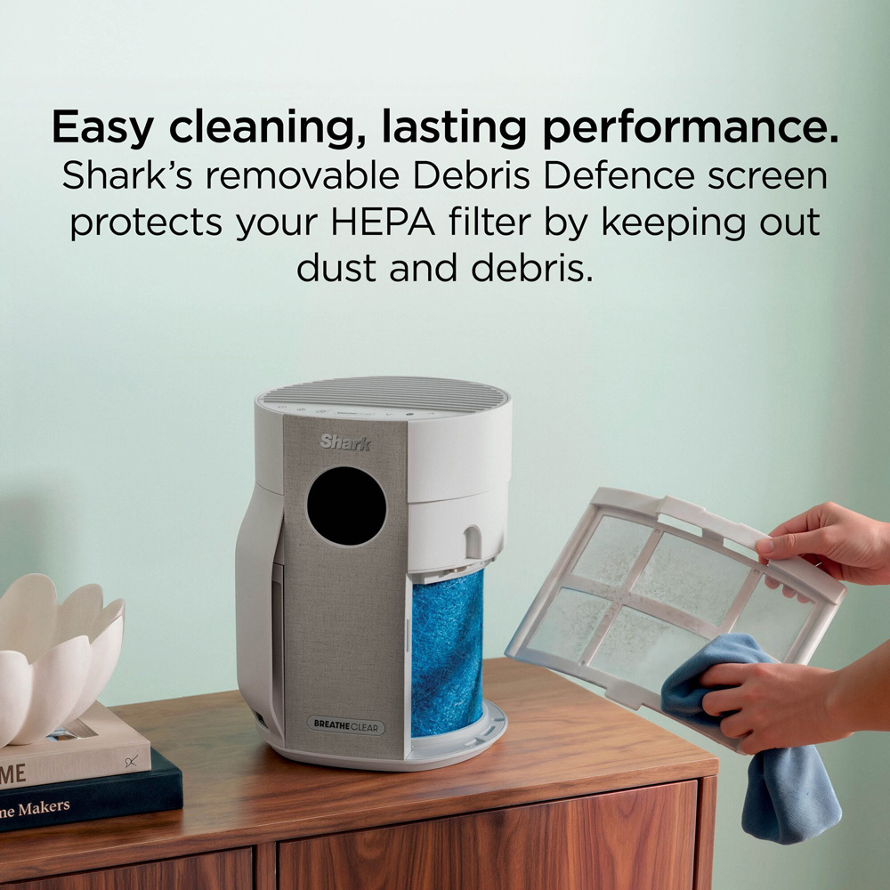Shark BreatheClear HP062UK Dove Compact Air Purifier with NeverChange6 20W Image 6