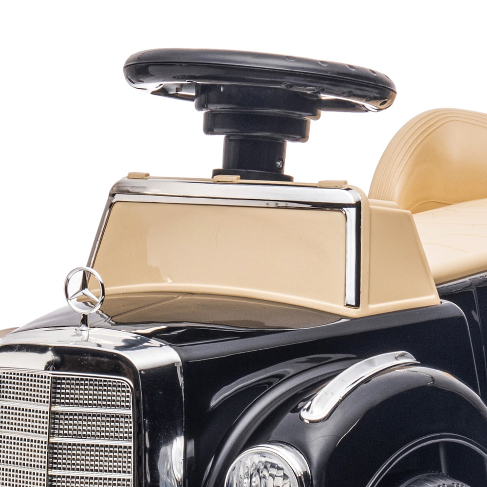 Tommy Toys Cream Licensed Mercedes Benz Foot to Floor Ride On Car Image 4