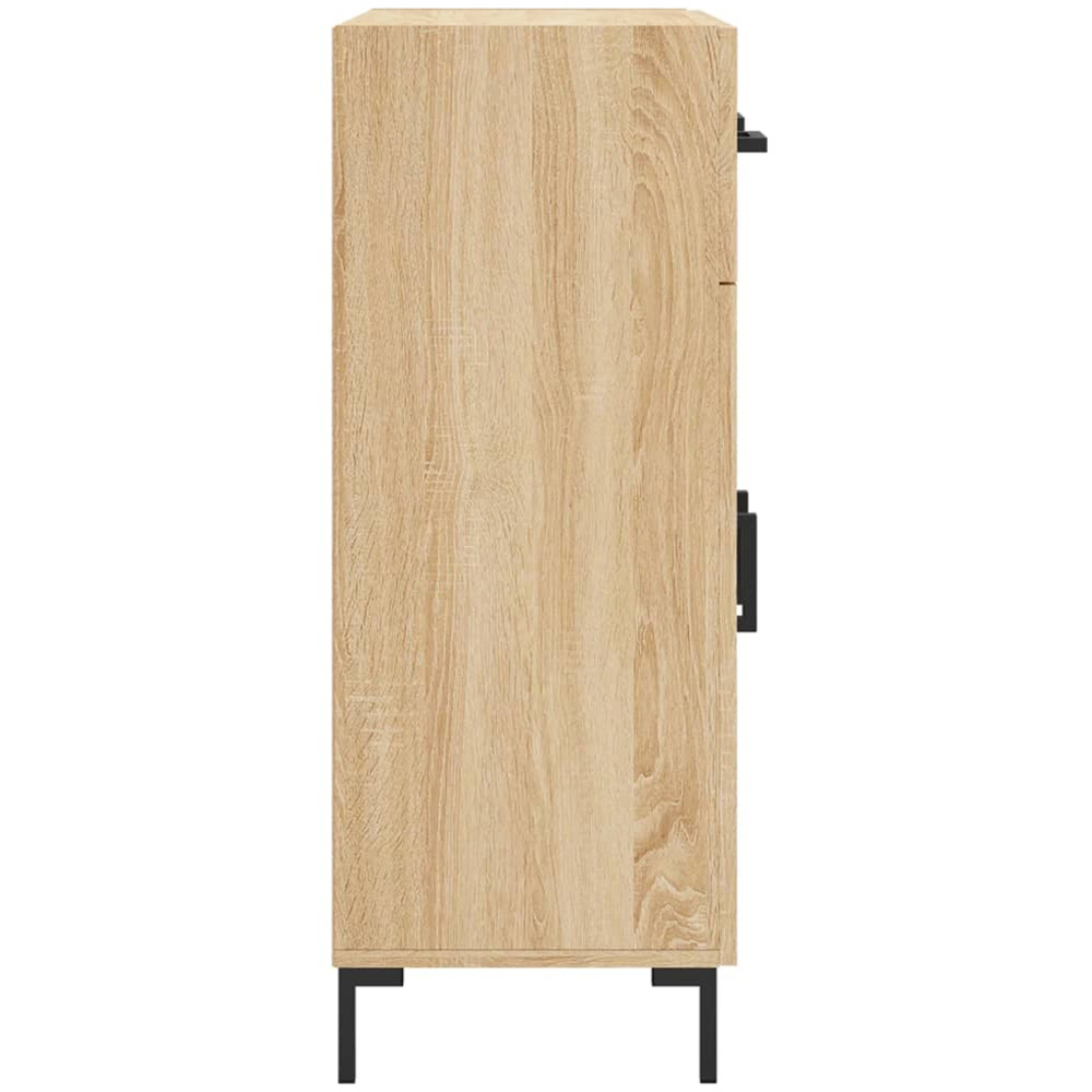 vidaXL 2 Door 2 Drawer Sonoma Oak Sideboard Image 7