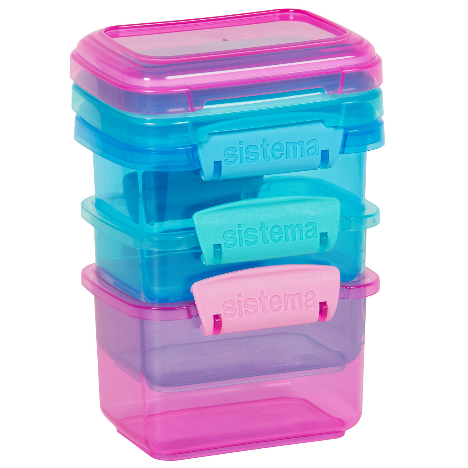 Pack of 3 Sistema Snack Box 400ml Image 4