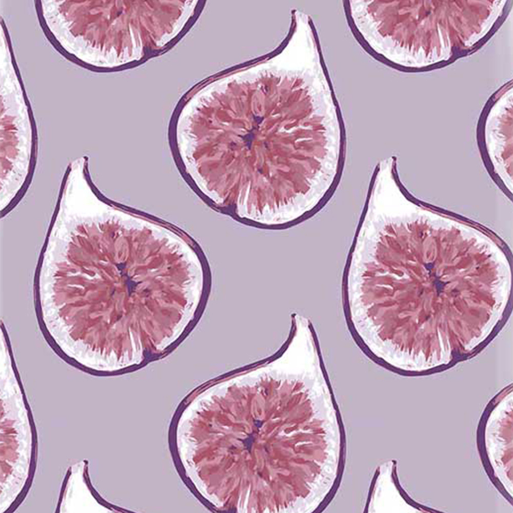 Warren Reed Designer Medium Modern Fig Pattern Suitcase Image 3