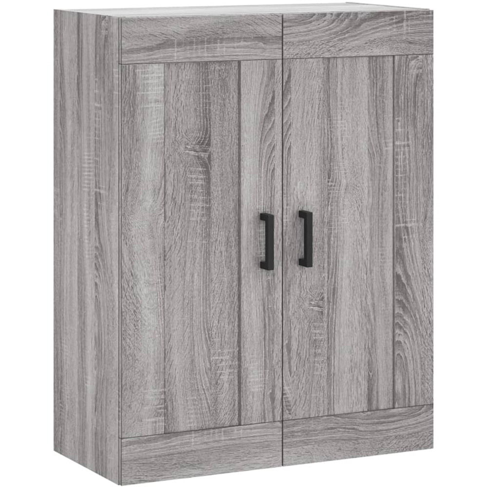 vidaXL 2 Door Grey Sonoma Wall Mounted Cabinet Set of 2 Image 5