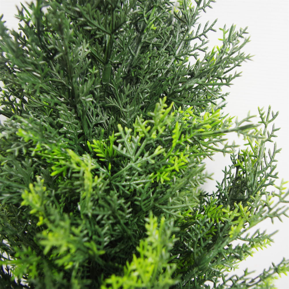 Leaf Artificial Cedar Cypress Topiary Plant Pot 60cm Image 3