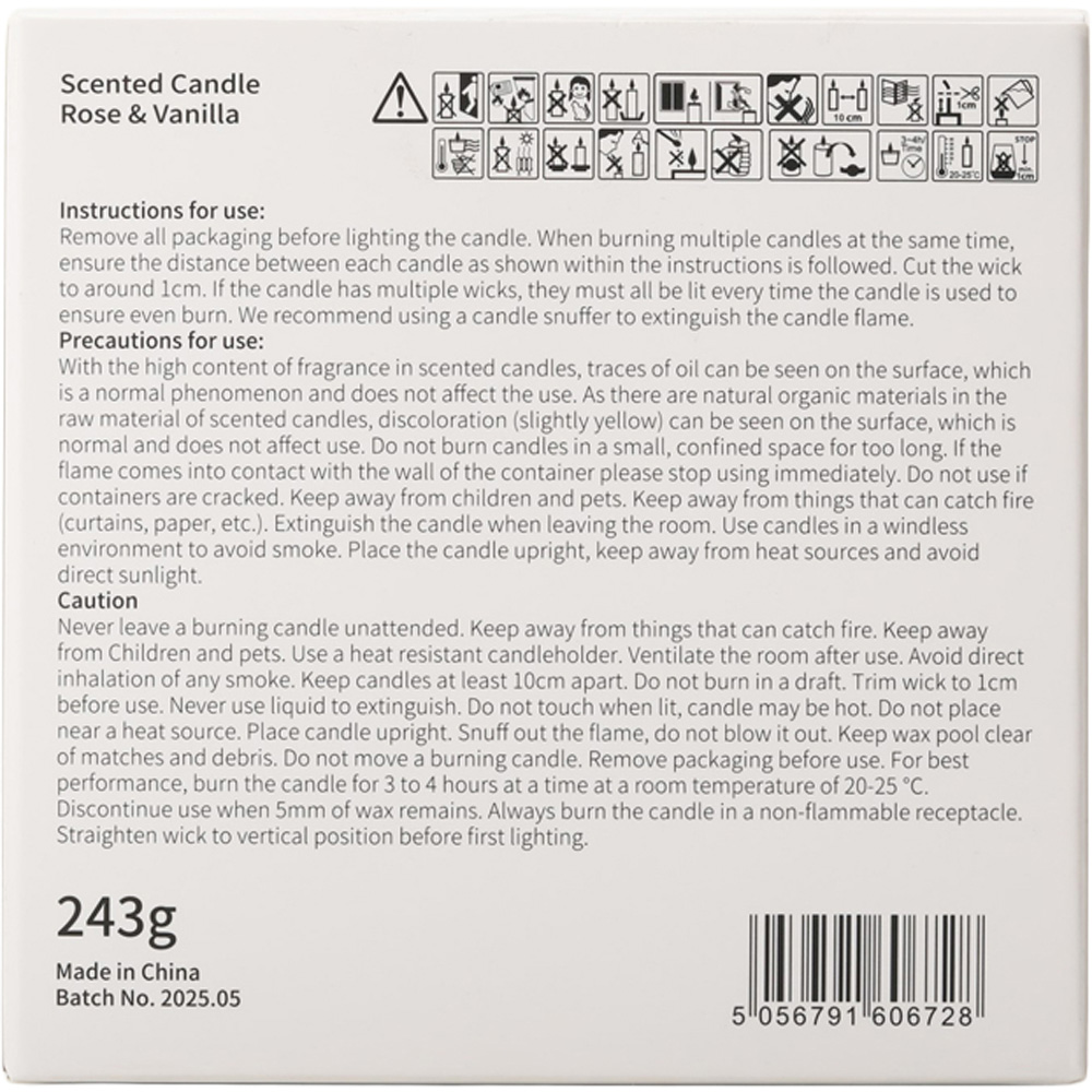 Steve Rhodes You're My Crush Rose and Vanilla Scented Candle with White Mug Image 6