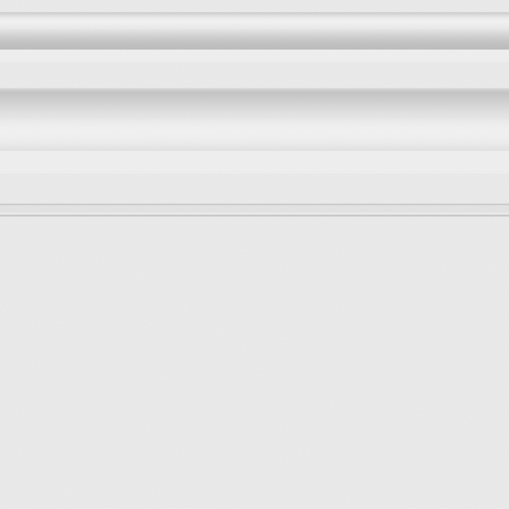 National Skirting White Ogee Primed Skirting Board 18mm 195 x 4200mm Image 3