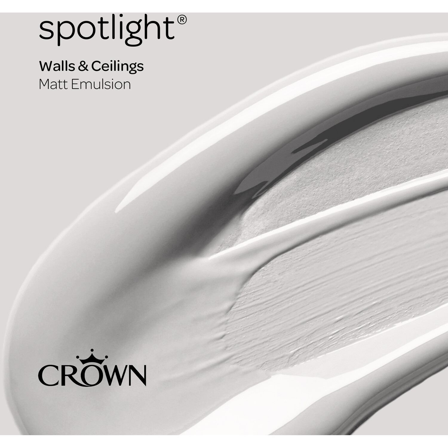 Crown Walls & Ceilings Spotlight Matt Emulsion Paint 5L Image 4