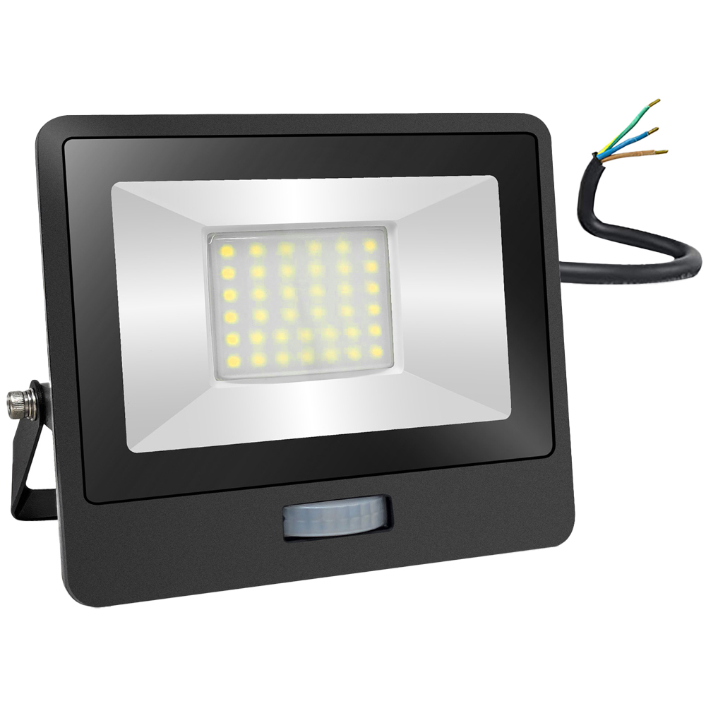 ExtraStar 30W LED Floodlight with PIR Motion Sensor Image 1