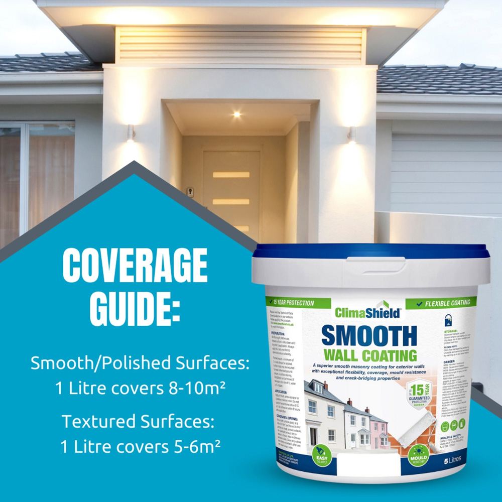 Smartseal Brilliant White Smooth Wall Coating 10L Image 8