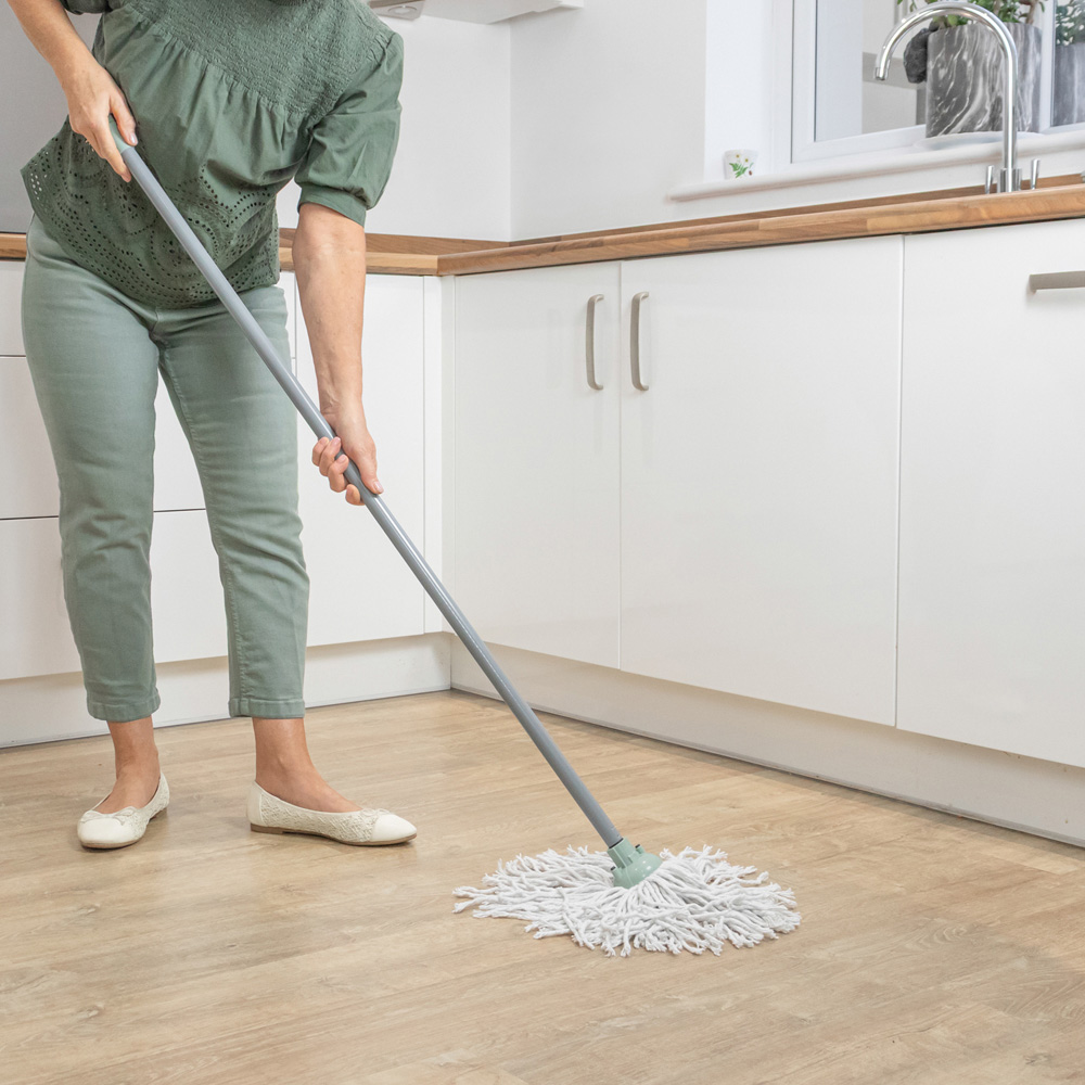 JVL Cleaning Grey Cotton String Mop Image 5
