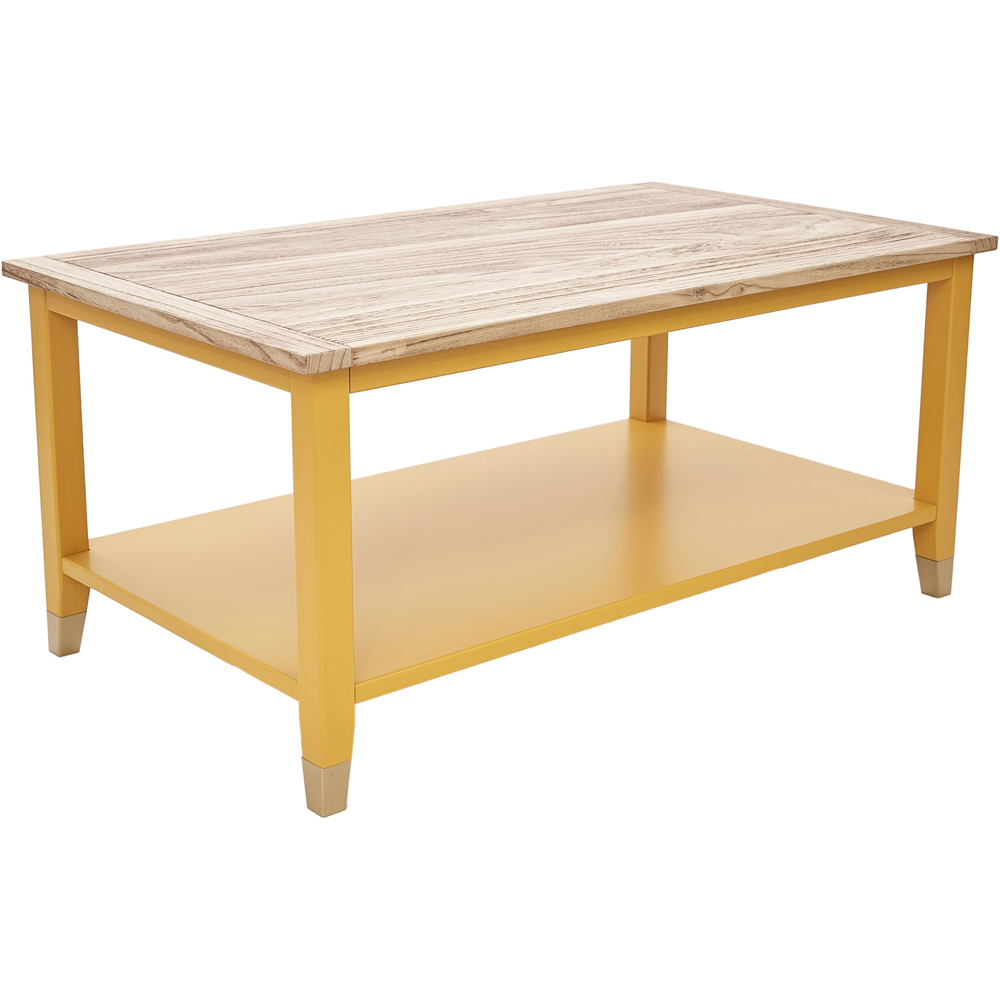 Palazzi Mustard Natural Coffee Table Image 4