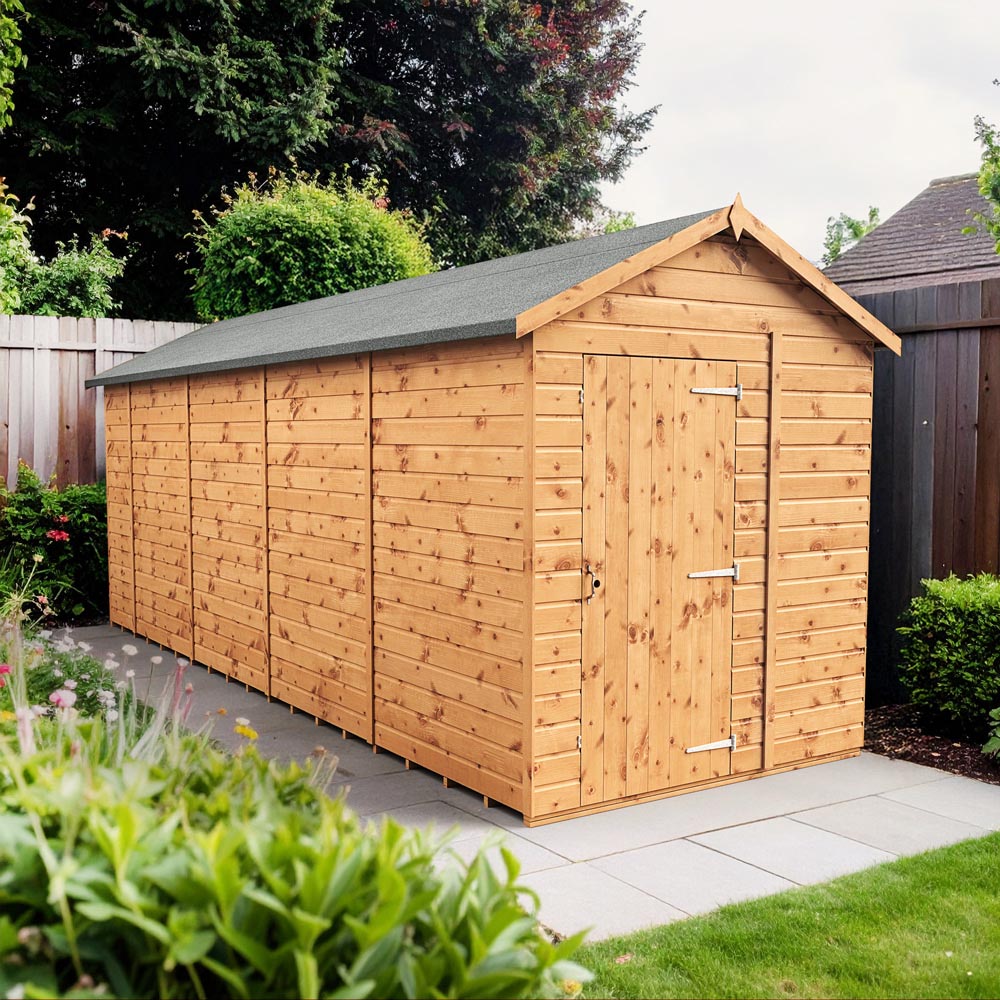 Empire Sheds 6 x 18ft Tongue and Groove Wooden Apex Garden Shed Image 2