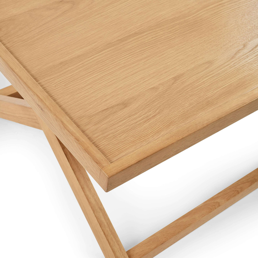 Julian Bowen Haddon Natural Oak Coffee Table Image 7