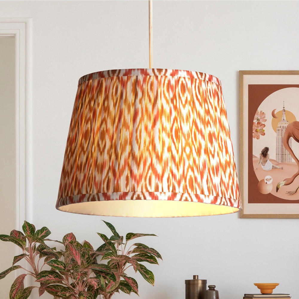 Lighting Collection Bronwyn Mushroom Pleat Shade Image 2