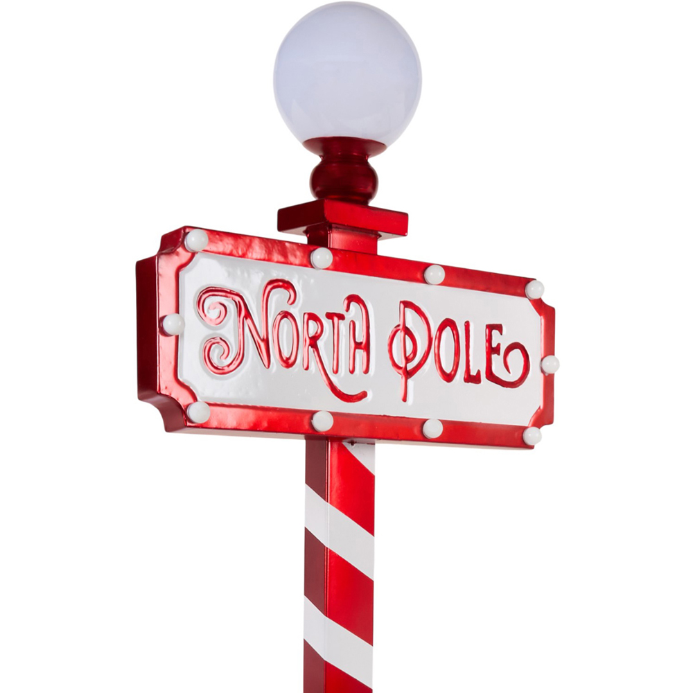 LED Metal North Pole Sign Image 4