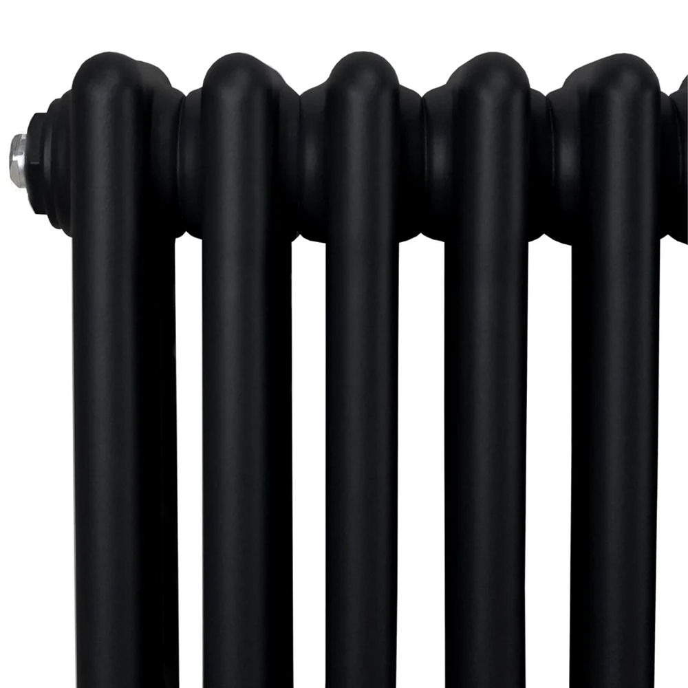 Monster Shop 6255 BTU Black Traditional 3 Column Radiator 600 x 1192mm Image 5