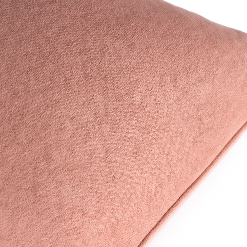 furn. Kobe Blush Velvet Cushion Image 2