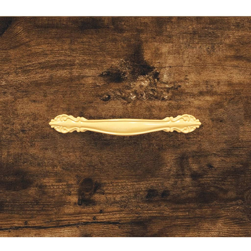 vidaXL 3 Drawer Smoked Oak Sideboard Image 9