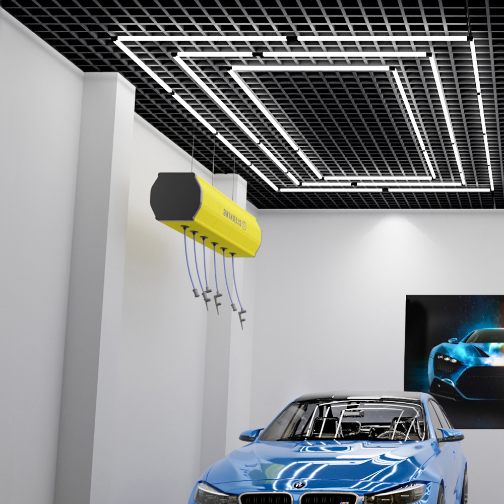 ENER-J 536W CCT Adjustable Designer Ceiling Light with 2 Inner Frame and Border Image 2