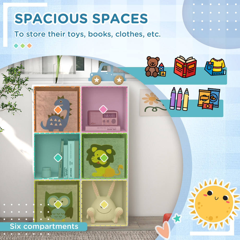 Tommy Toys 3 Fabric Drawer 3 Shelf White Toy Organiser Image 7