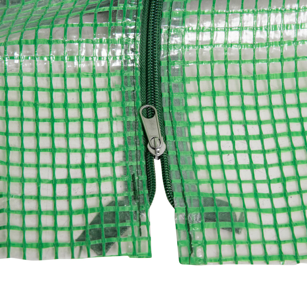 Outsunny Portable Plastic Mesh Cover 5.9 x 2.9ft Greenhouse Image 3