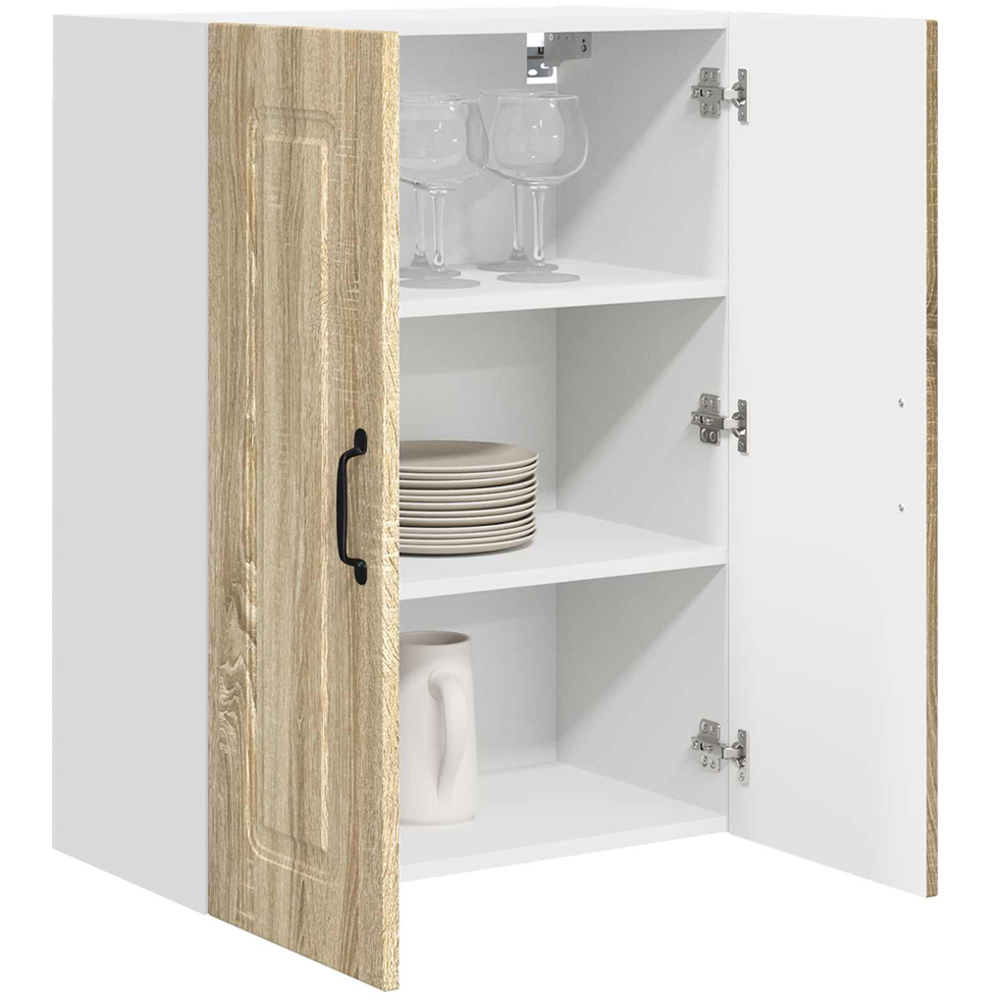 vidaXL Kalmar 2 Door Sonoma Oak Wall Kitchen Cabinet Image 3